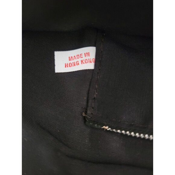 Vintage Floral Tapestry Hinged Clutch Purse Handbag Lucite Kiss Lock Hong Kong - Picture 7 of 8